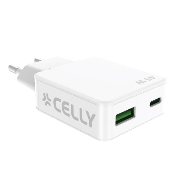 Celly SLIMTC 1 USB-C 1 USB- A 45W
